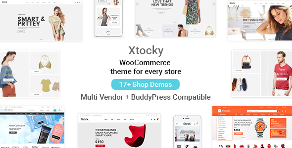 Download Free Xtocky v1.1.6 – WooCommerce Responsive Theme