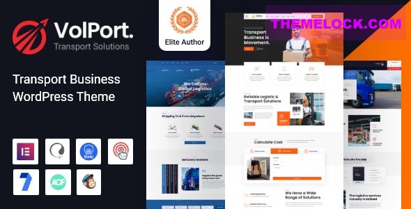 Volport v1.0.9 – Logistics & Transport WordPress Theme
