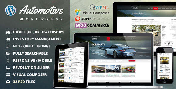 Automotive v12.9.3 – Car Dealership Business WordPress Theme