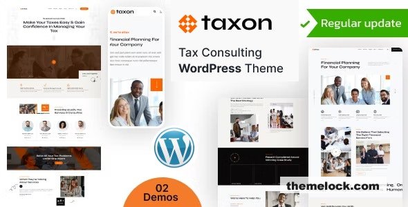 Taxon v1.0.0 – Tax Advisor Consulting WordPress Theme