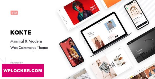 [Download] Konte v1.7.1 – Minimal & Modern WooCommerce Theme