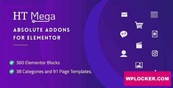 HT Mega Pro v1.5.0 – Absolute Addons for Elementor Page Builder NULLED