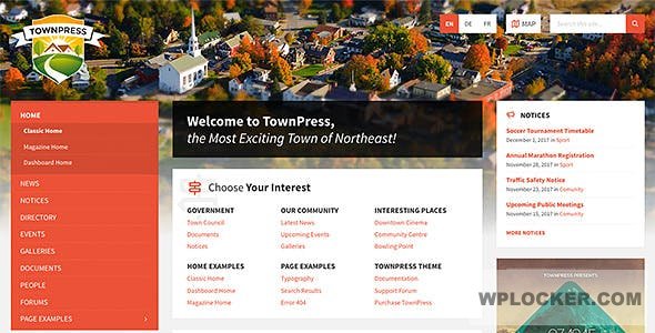 [Download] TownPress v3.3.2 – Municipality WordPress Theme