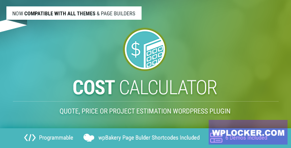 Cost Calculator v2.3.9 – WordPress Plugin