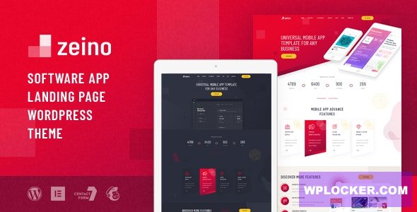 [Free Download] Zeino v1.0 – App Landing WordPress Theme