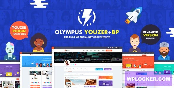 [Download] Olympus v3.0 – Powerful BuddyPress Theme for Social Networking