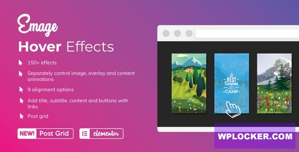 Emage v4.3.3 – Image Hover Effects for Elementor