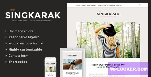 Singkarak v1.0.8 – Responsive WordPress Blog Theme
