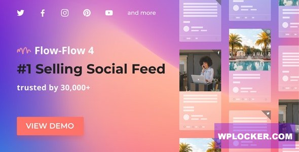 Flow-Flow v4.9.3 – WordPress Social Stream Plugin