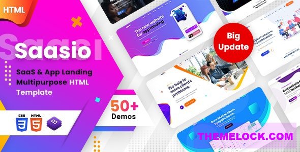 SAASIO V1.9 – ONE PAGE SAAS