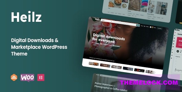 HEILZ V1.0 – DIGITAL DOWNLOADS & MARKETPLACE WORDPRESS THEME