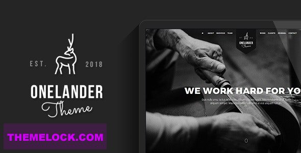 ONELANDER V2.4.13 – CREATIVE LANDING PAGE WORDPRESS THEME