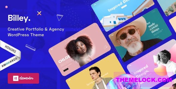 BILLEY V1.5.6 – CREATIVE PORTFOLIO & AGENCY WORDPRESS THEME