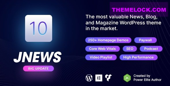 JNEWS V10.0.2 – WORDPRESS NEWSPAPER MAGAZINE BLOG AMP THEME