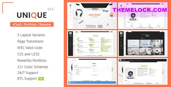UNIQUE V2.1 – PERSONAL TEMPLATE
