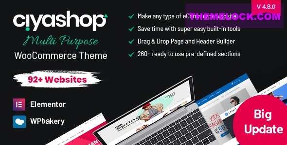 CiyaShop v4.10.2 – Responsive Multi-Purpose Theme