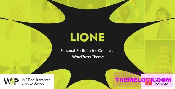 LIONE V1.1.1 – PERSONAL PORTFOLIO FOR CREATIVES WORDPRESS THEME