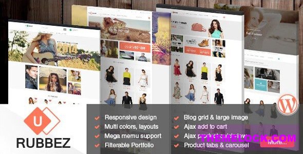 RUBBEZ V1.8.5 – WOOCOMMERCE & CORPORATE WORDPRESS THEME