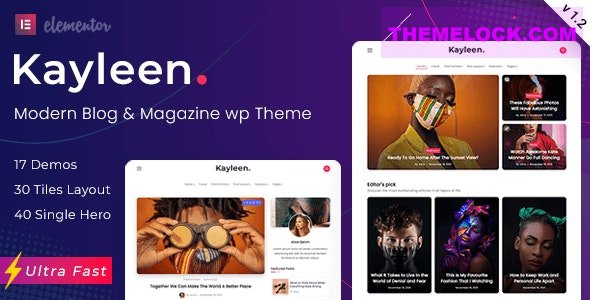 Kayleen v2.2 – Blog & Magazine WordPress Theme