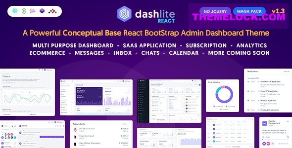 DashLite v1.5.0 – React Admin Dashboard Template