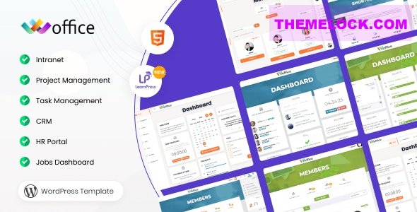 Woffice v5.0.9 – Intranet/Extranet WordPress Theme