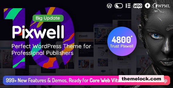 Pixwell v10.4 – Modern Magazine