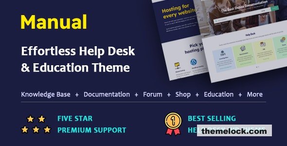 Manual v7.2.6 – Documentation, Knowledge Base & Education WordPress Theme