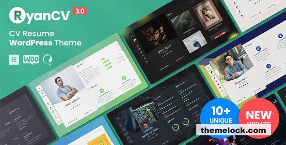 RyanCV v3.1.0 – Resume/CV/vCard Theme