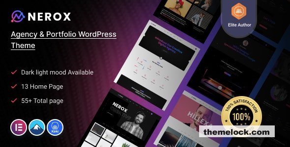 Nerox v1.0.4 – Agency & Portfolio WordPress Theme