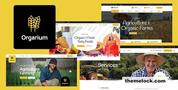 Orgarium v1.0.2 – Agriculture & Organic Farm WordPress Theme