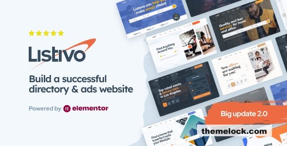 Listivo v2.2.1 – Classified Ads & Directory Listing WordPress