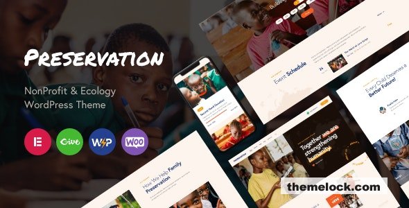 Preservation v1.0 – NonProfit & Ecology WordPress Theme