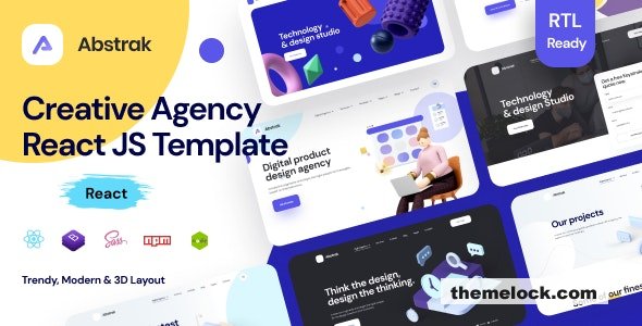 Abstrak v1.4.6 – Creative Agency Theme