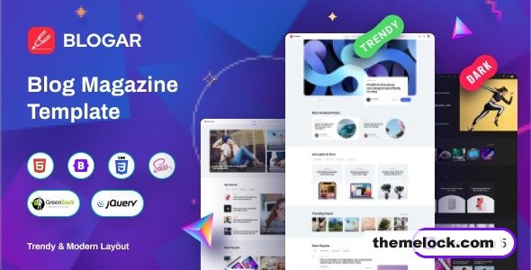 Blogar v1.2.5 – Blog Magazine WordPress Theme