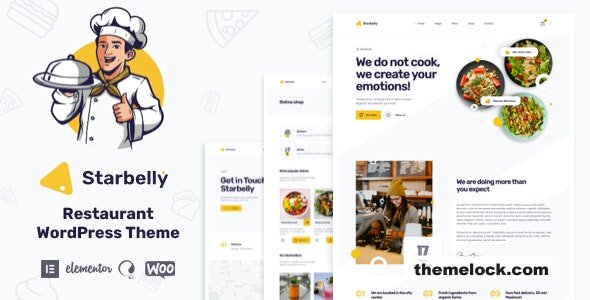 Starbelly v1.2.3 – Restaurant WordPress Theme