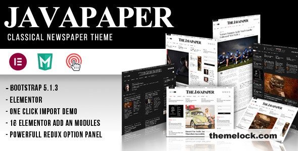 Javapaper v1.3 – Classic Newspaper Theme