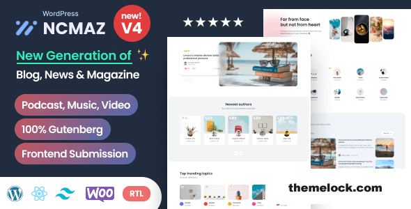 Ncmaz v4.3.0 – Blog Magazine WordPress Theme