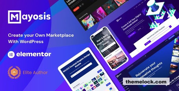 Mayosis v4.2.2 – Digital Marketplace WordPress Theme