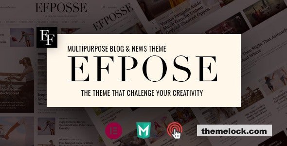 Efpose v1.5 – Multipurpose Blog and Newspaper Theme