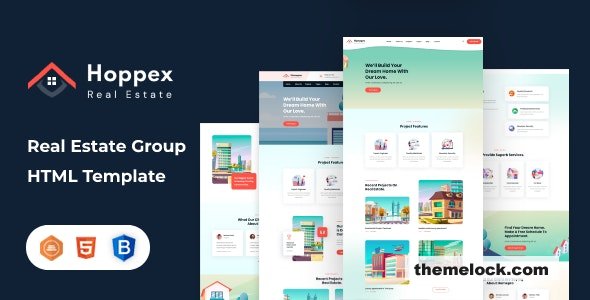 Hoppex – Real Estate and Architect HTML Template