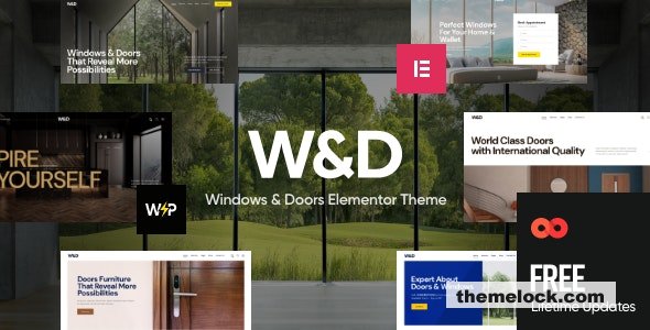 W&D v1.0 – Windows & Doors Company WordPress Theme
