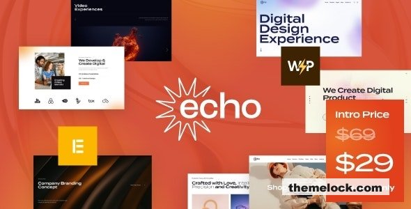 Echo v1.0 – Digital Marketing & Creative Agency WordPress Theme