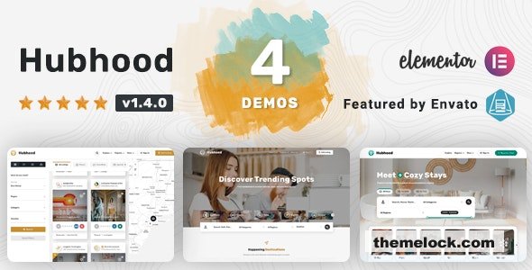 Hubhood v1.4.0.2 – Directory & Listing WordPress Theme