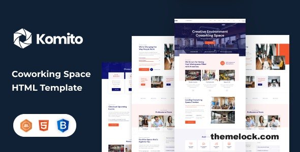 Komito – Co-Working HTML Template