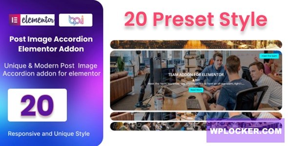 Blog Post Image Accordion Addon For Elementor v1.0