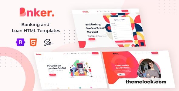 Bnker. – Banking and Loan HTML Templates + RTL