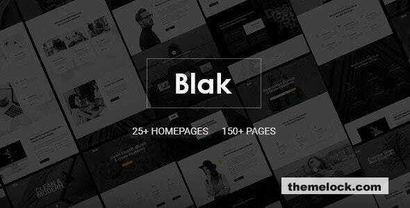 Blak – Responsive MultiPurpose HTML5 Website Template