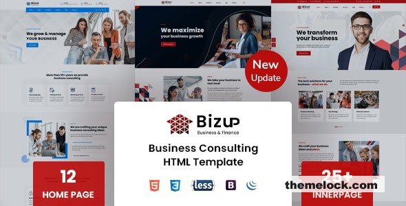 Bizup – Business Consulting HTML Template