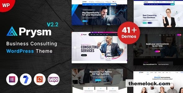 Prysm v2.5 – Consulting & Finance WordPress Theme