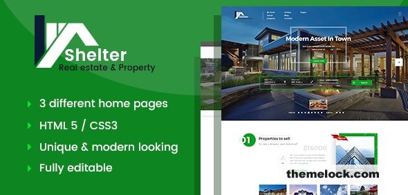 Shelter – Real Estate Template